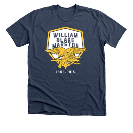 WBM Memorial Shirt, a Heather Navy Premium Unisex Tee
