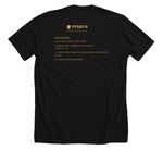 Catvocates Classic Logo, a Solid Black Blend Premium Unisex Tee (back-view)