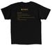 Catvocates Classic Logo, a Black Classic Unisex Tee (back-view)