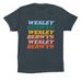 Rainbow Berwyn, a Dark Grey Premium Cotton Tee