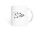 Powered by Purpose Mug, a White Coffee Mug