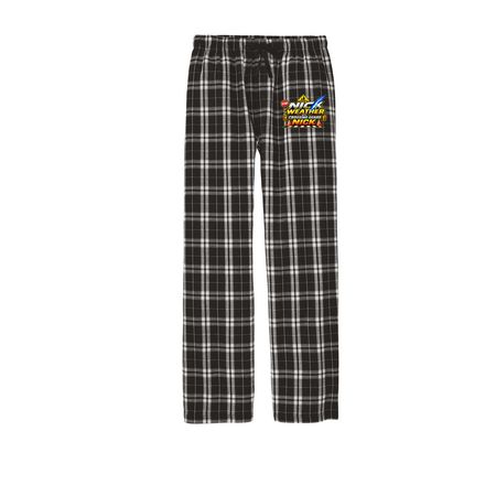 nick weather crossing guard pjs, a Black Flannel Pajama Pant