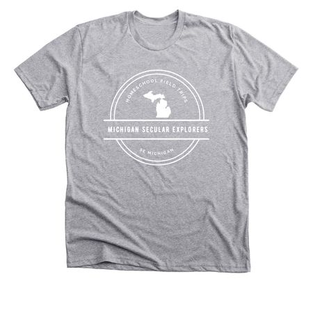 Michigan Secular Explorers Group Apparel, a Athletic Heather Premium Unisex Tee