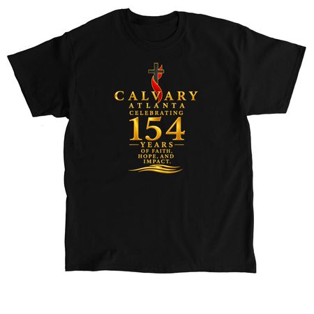 154th ChurchAnniversary, a Black Classic Unisex Tee