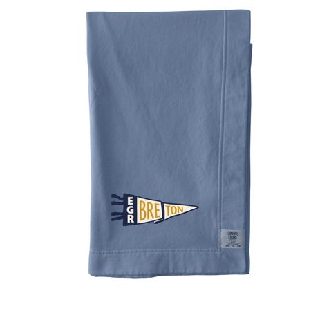 Breton Blanket, a Blue Jean Comfort Colors Blanket