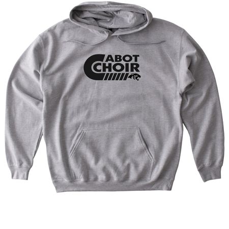 Cabot Choir Classic Tee, a Sport Grey Gildan Softstyle Pullover Hoodie