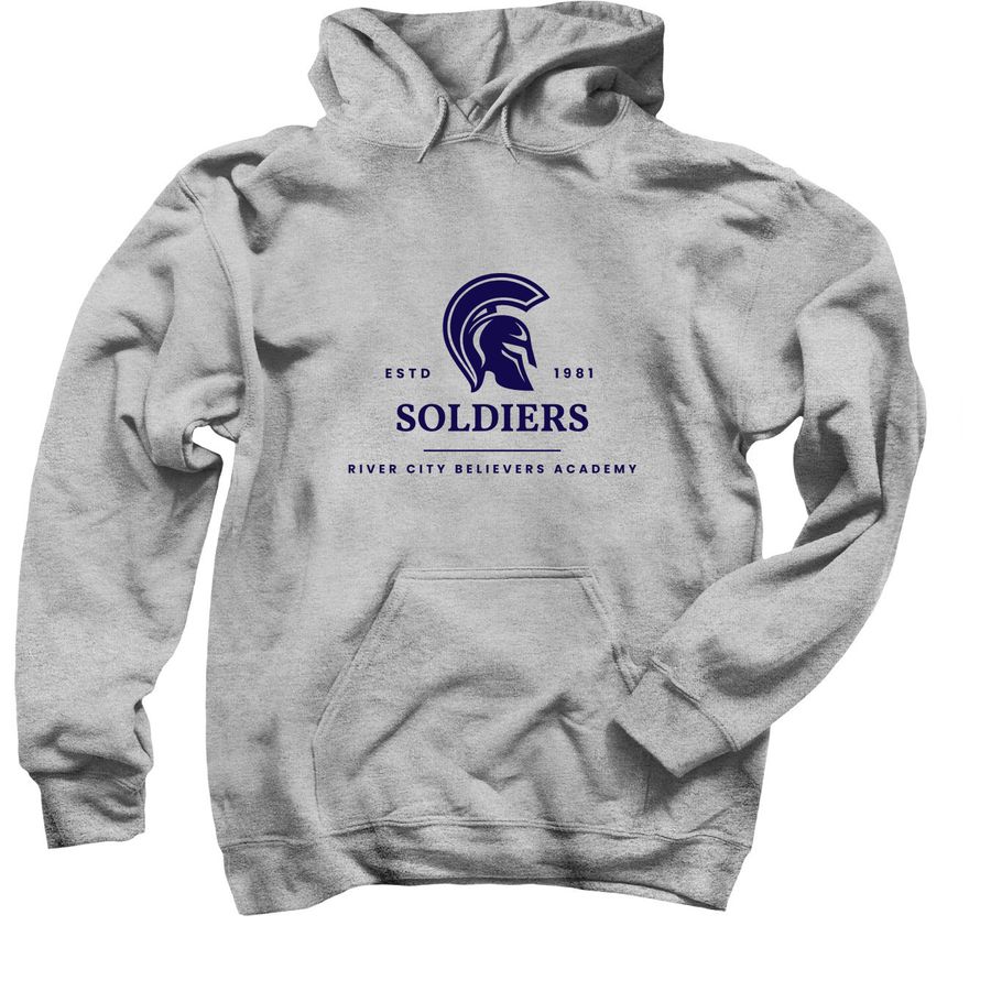 Soldiers Hoodie, a Sport Grey Pullover Hoodie