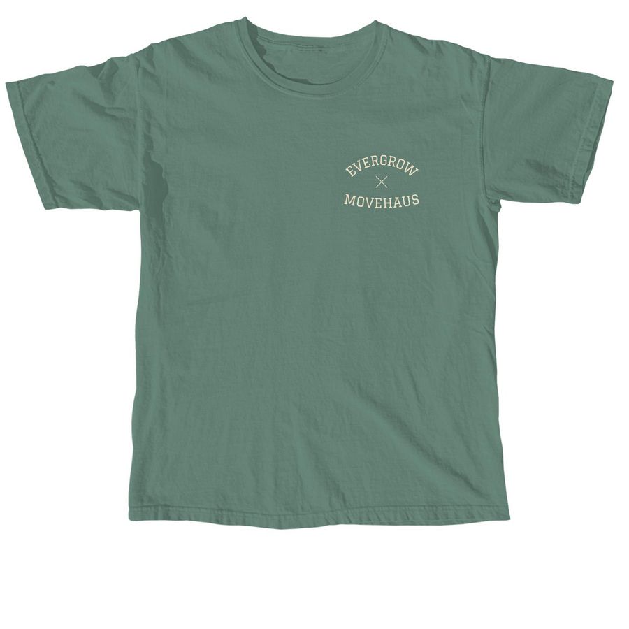 Evergrow & Movehaus Summer!, a Light Green Comfort Colors Unisex Tee