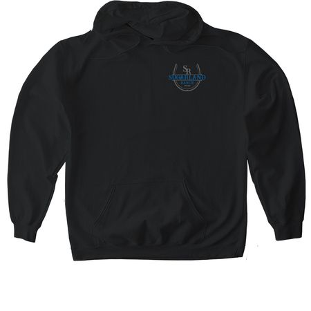 Sugarland Horseshoe Logo, a Black Gildan Softstyle Pullover Hoodie