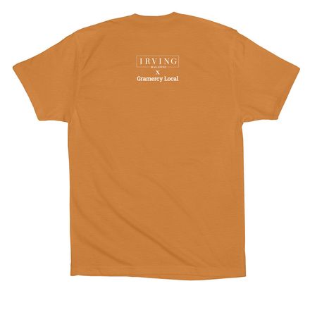 10003 Varsity White, a Toast Premium Cotton Tee (back-view)