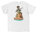 Virginia Beach, a White Classic Unisex Tee (back-view)