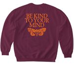 ADHD Awareness Month, a Maroon Softstyle Crewneck Sweatshirt (back-view)