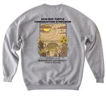 2026 Box Turtle Conservation Symposium, a Sport Grey Softstyle Crewneck Sweatshirt (back-view)