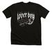 Lover boy axe tee, a Solid Black Blend Premium Unisex Tee