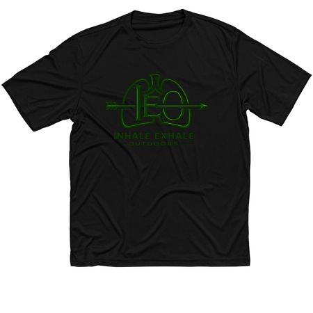 Lungs|#TravisSTRONG shirt, a Black Classic Performance Tee