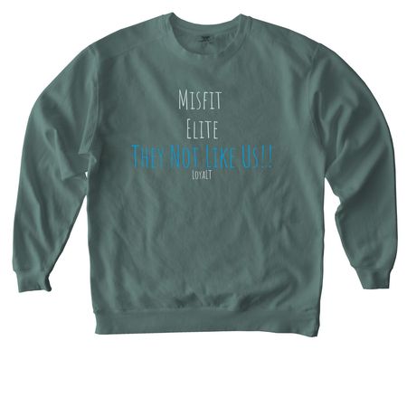 MiSFiT ELiTE, a Blue Spruce Comfort Colors Crewneck Sweatshirt