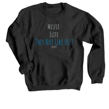 MiSFiT ELiTE, a Black Crewneck Sweatshirt