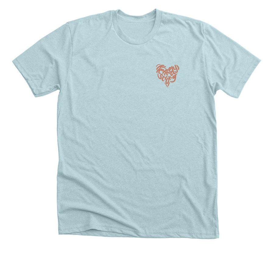 Kennedy strong, a Heather Ice Blue Premium Unisex Tee