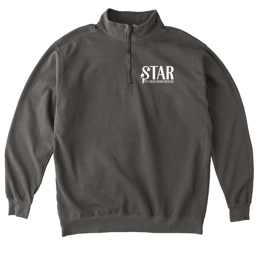 Foster Today - Zip, a Pepper Comfort Colors Quarter Zip Pullover