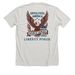 WORLD SERIES, a Heather Cement Premium Unisex Tee (back-view)