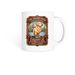 Golden Rush Coffee Mug, a White Coffee Mug