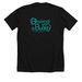 Home Starts Here PG Pride, a Solid Black Blend Premium Unisex Tee (back-view)