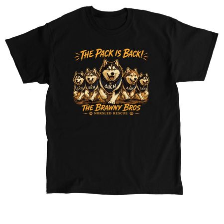 The Pack is Back, a Black Classic Unisex Tee