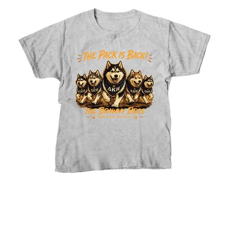 The Pack is Back, a Sport Grey Youth Unisex Tee
