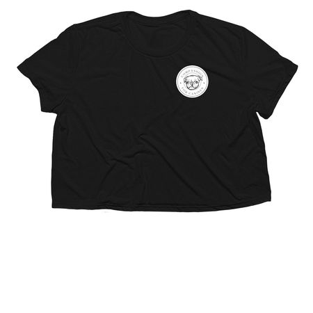 Phoebe Crop, a Black Women?s Flowy Cropped Tee