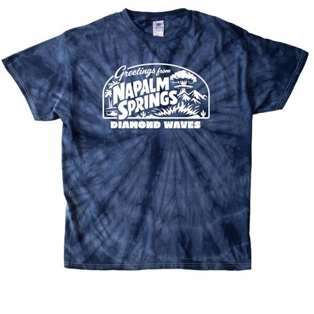 Napalm Springs Tee, a Navy Classic Tie Dye Tee