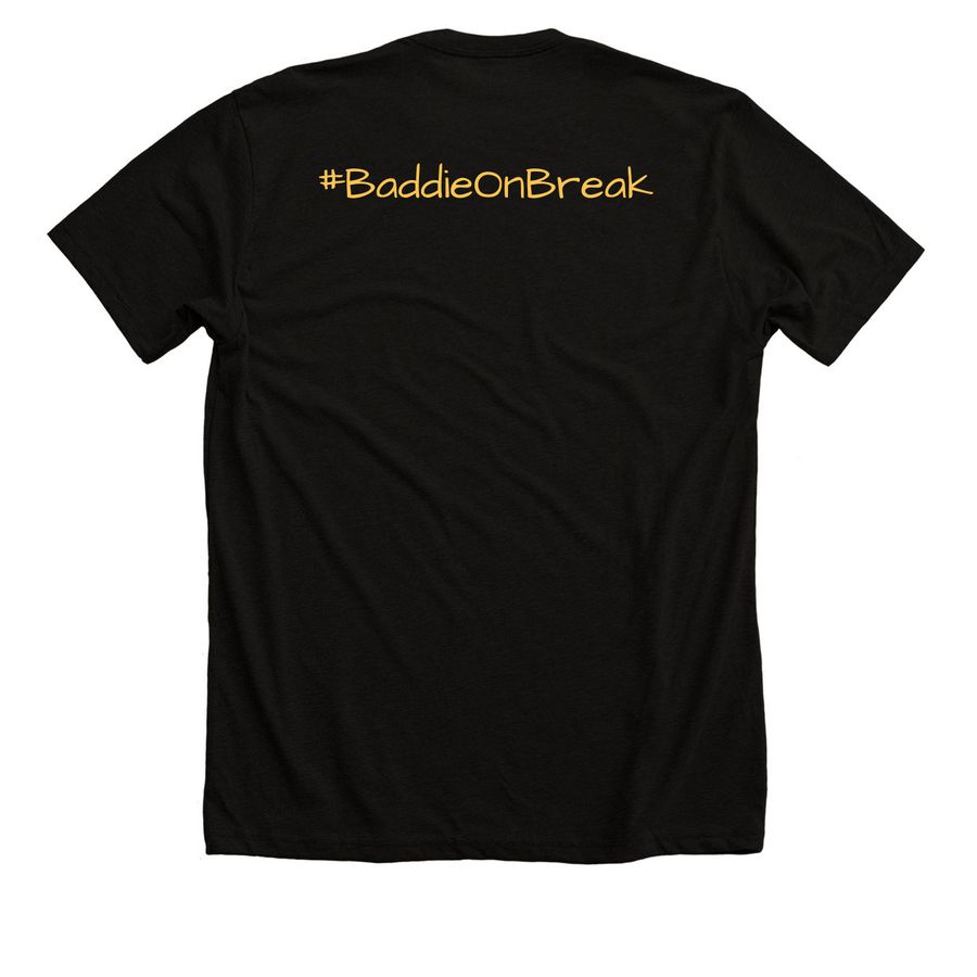 Healing Girl Era, a Solid Black Blend Premium Unisex Tee (back-view)