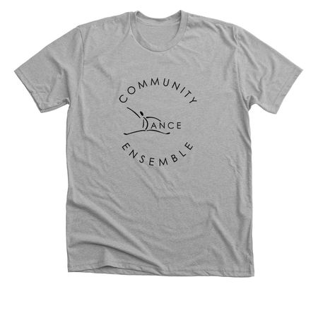 CDE Logo, a Athletic Heather Premium Unisex Tee