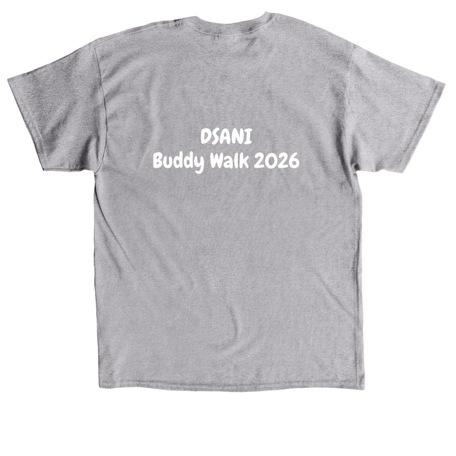 Evie's Entourage - Crafted with Purpose, a Sport Grey Classic Unisex Tee (back-view)
