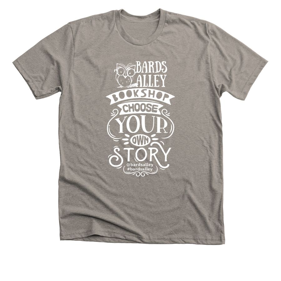Bards Alley Bookshop, a Heather Stone Premium Unisex Tee