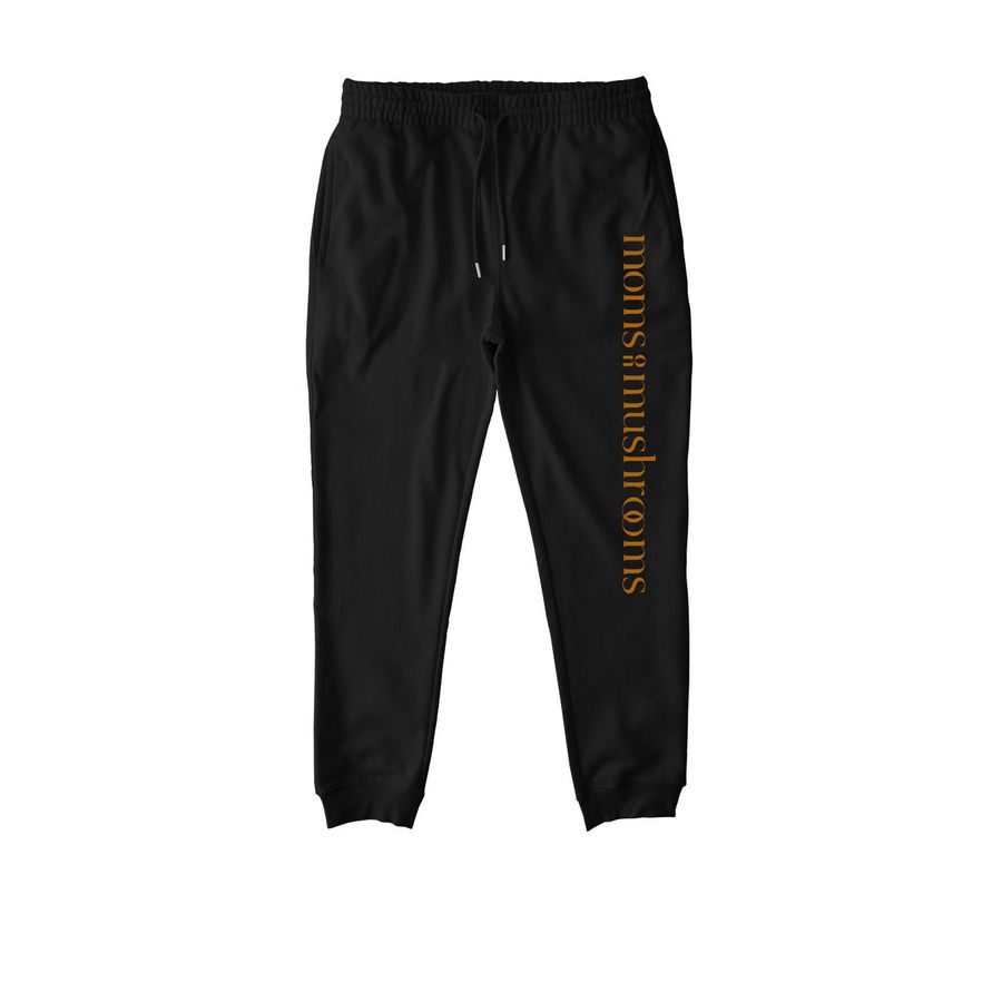 Moms On Mushrooms Jogger, a Black Stanley/Stella Unisex Flyer Jogger