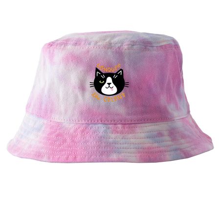CTC Bucket Hat, a Cotton Candy Printed Tie Dye Bucket Hat