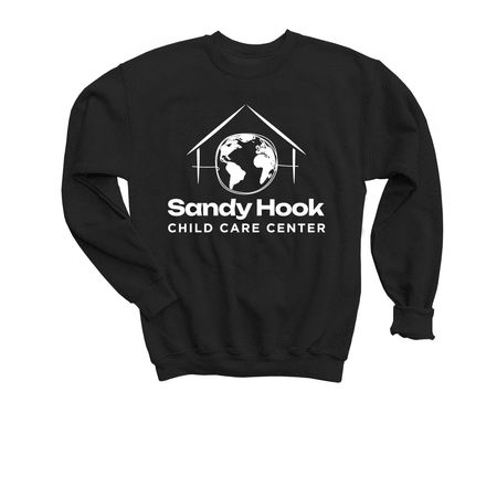 SHCCC - Youth Sizes (White Logo), a Black Youth Crewneck Sweatshirt