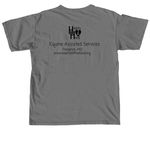 Help Move Our Mission Forward, a Grey Comfort Colors Unisex Tee (back-view)