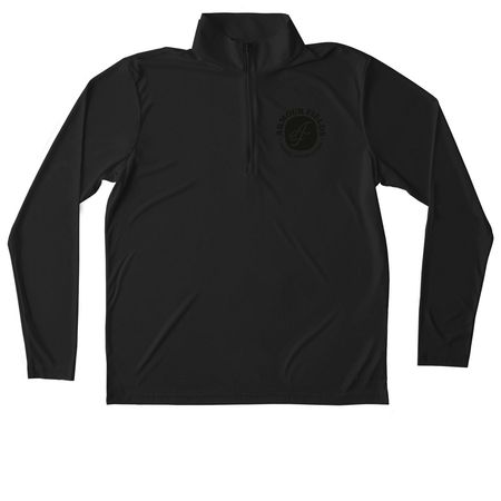 AHFA Quarter Zip, a Black Unisex Performance Quarter Zip Pullover