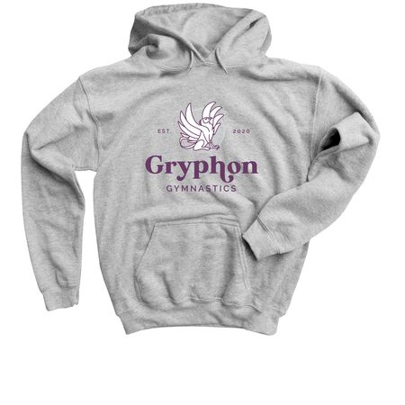 OG logo- purple, a Sport Grey Youth Pullover Hoodie