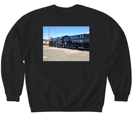 2926 acoma silver iris&nbsp;, a Black Softstyle Crewneck Sweatshirt