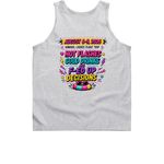 RIVER QUEENS - F'd Up, a Sport Grey Classic Unisex Tank Top (back-view)