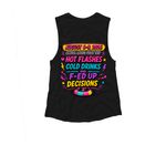 RIVER QUEENS - F'd Up, a Black Women's Muscle Tank (back-view)