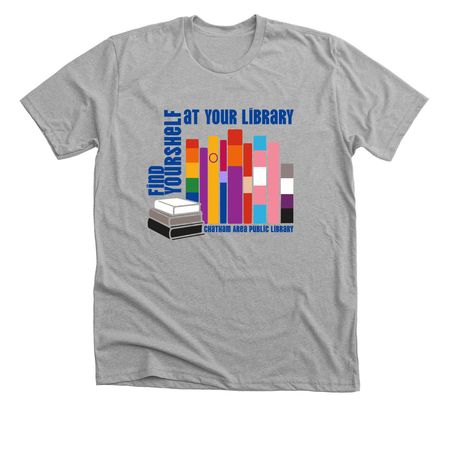 Find Yourshelf, a Athletic Heather Premium Unisex Tee