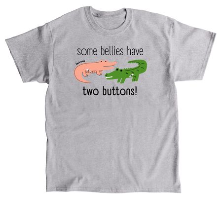 Lou's Crew- Two Buttons, a Sport Grey Classic Unisex Tee