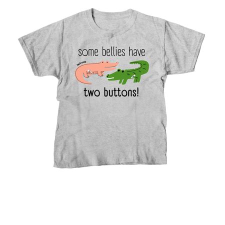 Lou's Crew- Two Buttons, a Sport Grey Youth Unisex Tee
