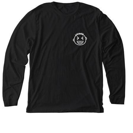 Laughing at ourselves, a Solid Black Blend Premium Long Sleeve Tee