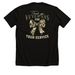 Thank You Veterans, a Solid Black Blend Premium Unisex Tee (back-view)