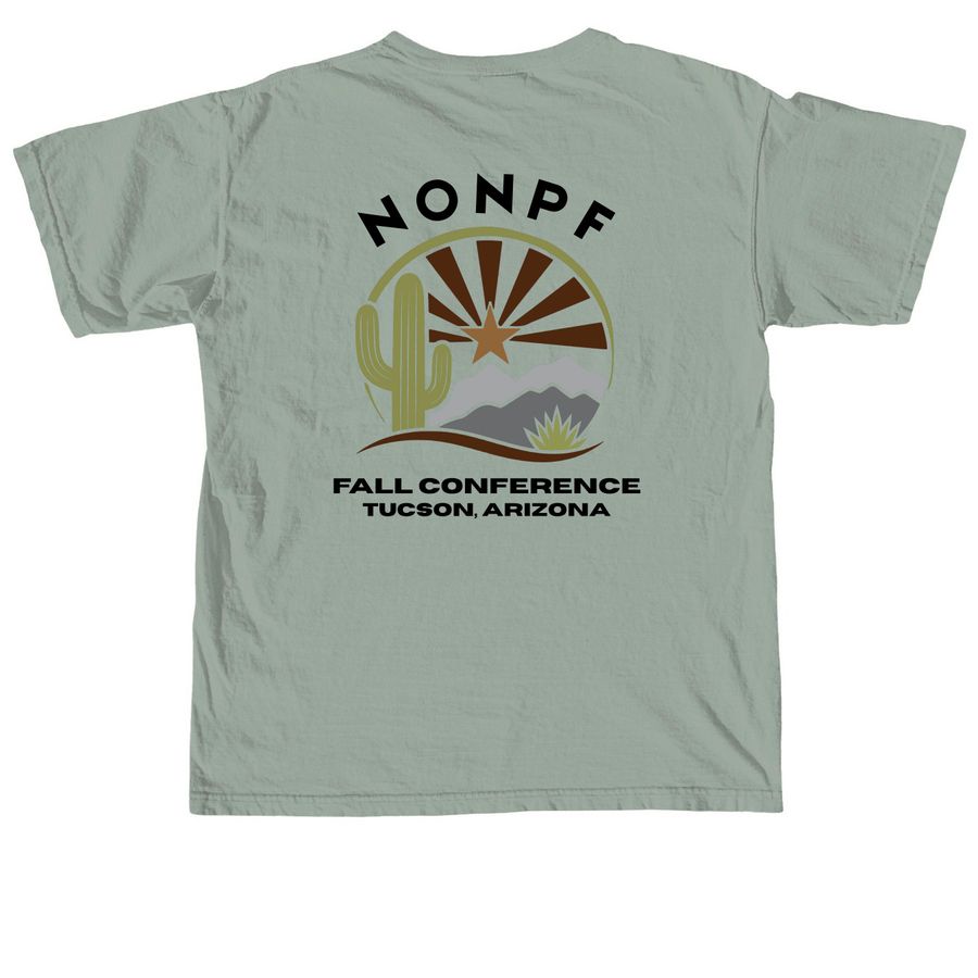 Fall Conference 2026, a Bay Comfort Colors Unisex Tee (back-view)