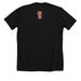 Fire Escape in Space, a Solid Black Blend Premium Unisex Tee (back-view)